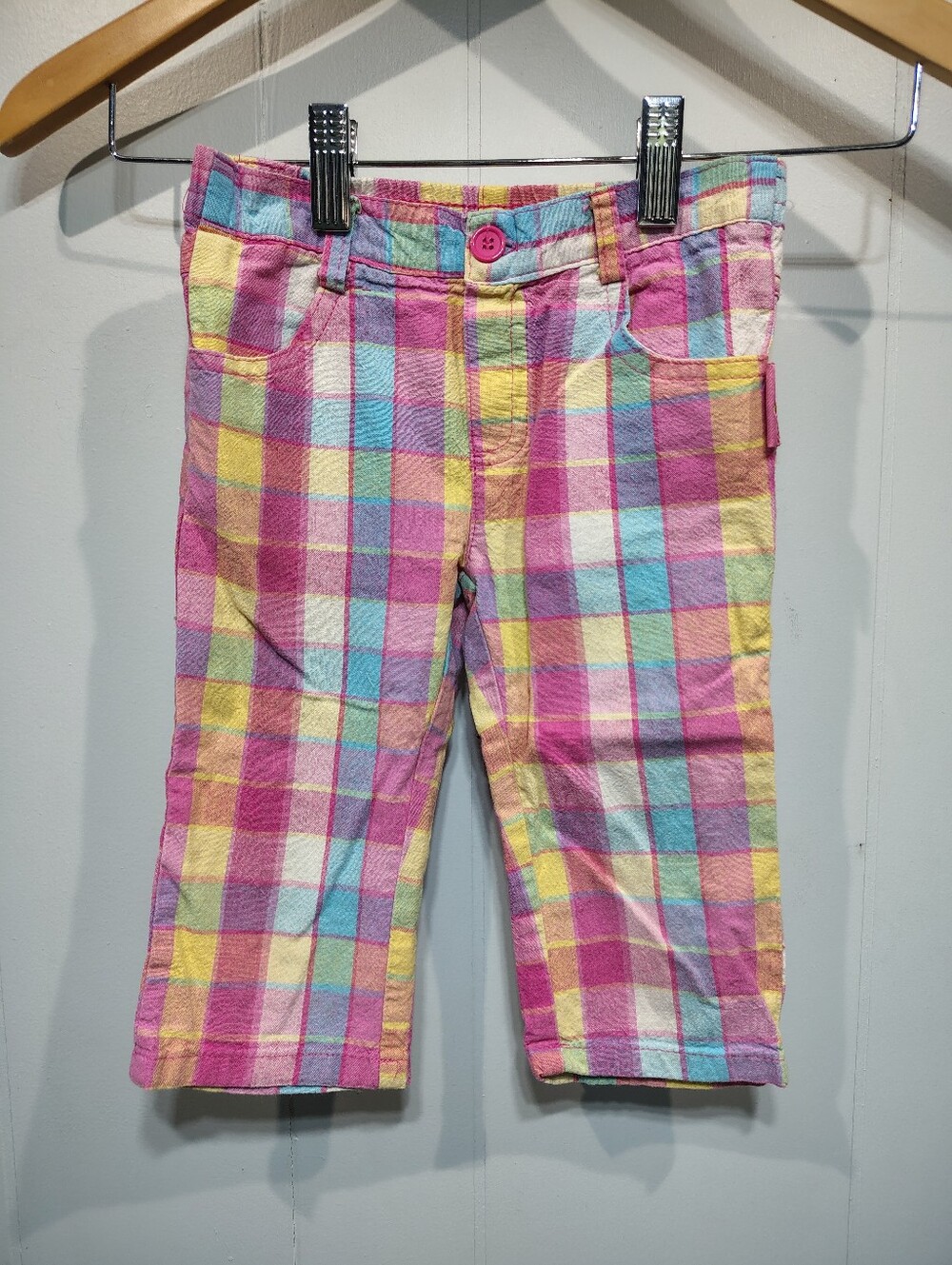 Strawberry Shortcake Plaid Capri Pants Size 4T